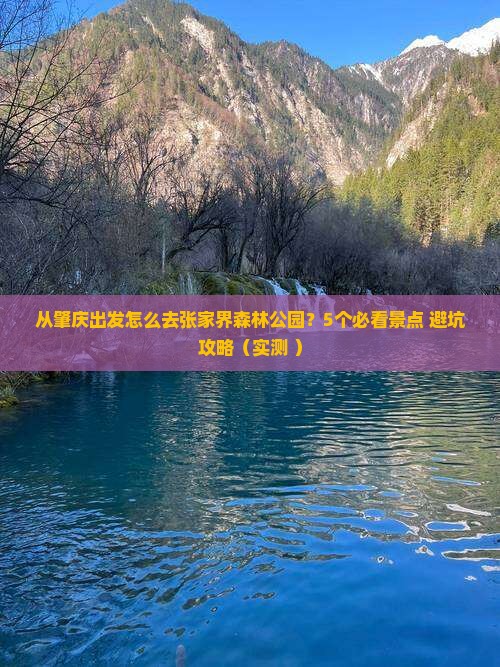 肇庆去张家界森林公园景点