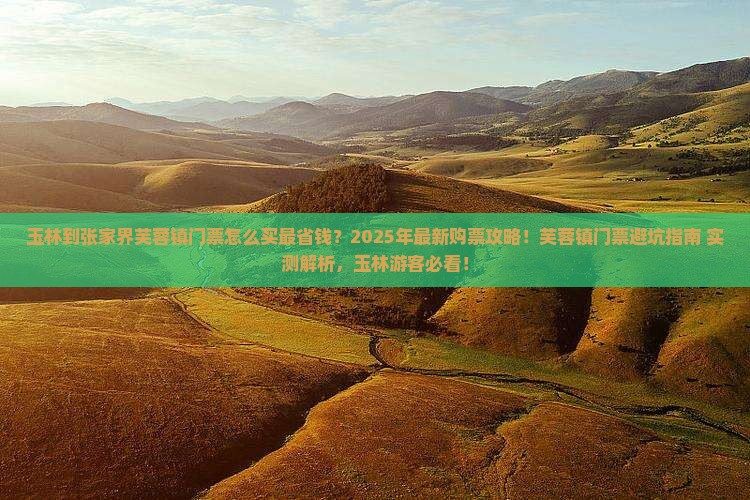 玉林到张家界芙蓉镇门票