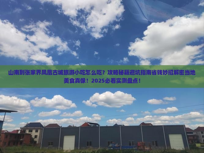 山南到张家界凤凰古城旅游小吃