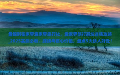 盘锦到张家界袁家界旅行社