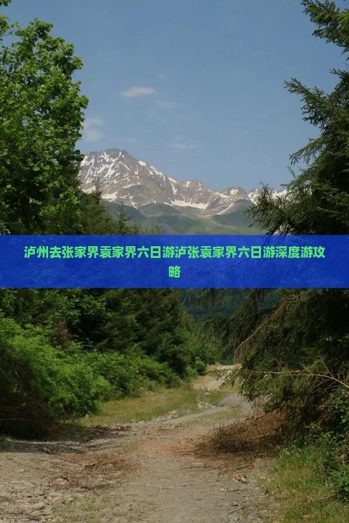 泸州去张家界袁家界六日游