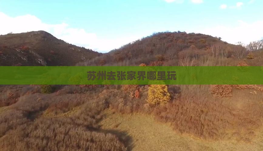 苏州去张家界哪里玩