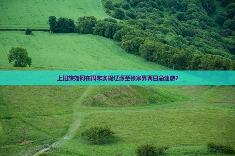上班族如何在周末实现辽源至张家界两日急速游？