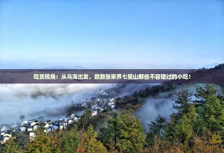 吃货视角：从乌海出发，数数张家界七星山那些不容错过的小吃！