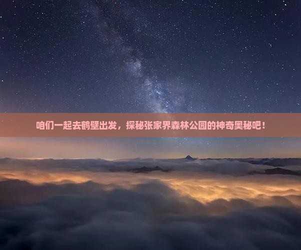 咱们一起去鹤壁出发，探秘张家界森林公园的神奇奥秘吧！
