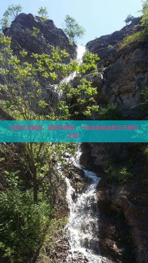 探索中卫秘境，张家界奇观：一场说走就走的三天奇幻之旅！