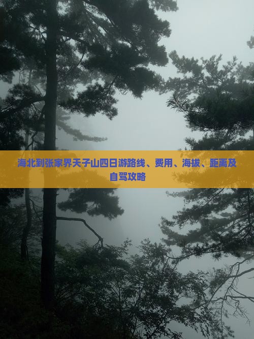 海北到张家界天子山四日游
