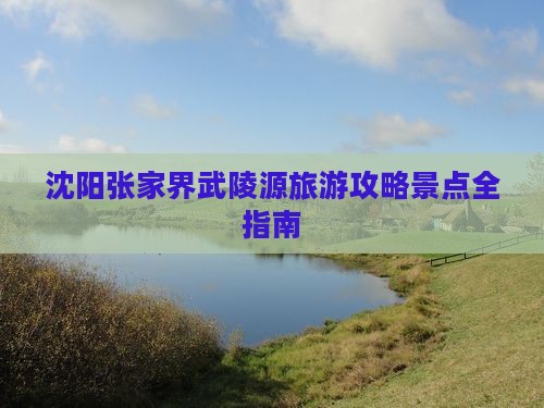 沈阳去张家界武陵源攻略