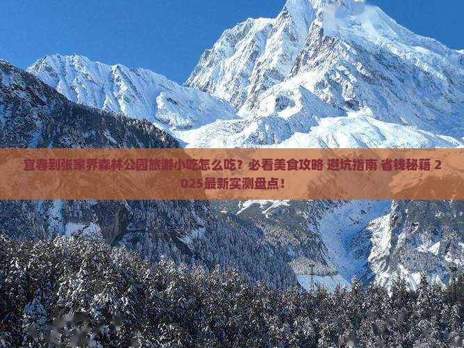 宜春到张家界森林公园旅游小吃