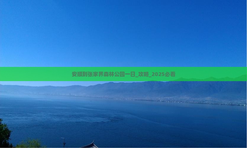 安顺到张家界森林公园一日