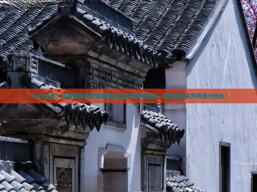 玉树到张家界玻璃栈道五日游