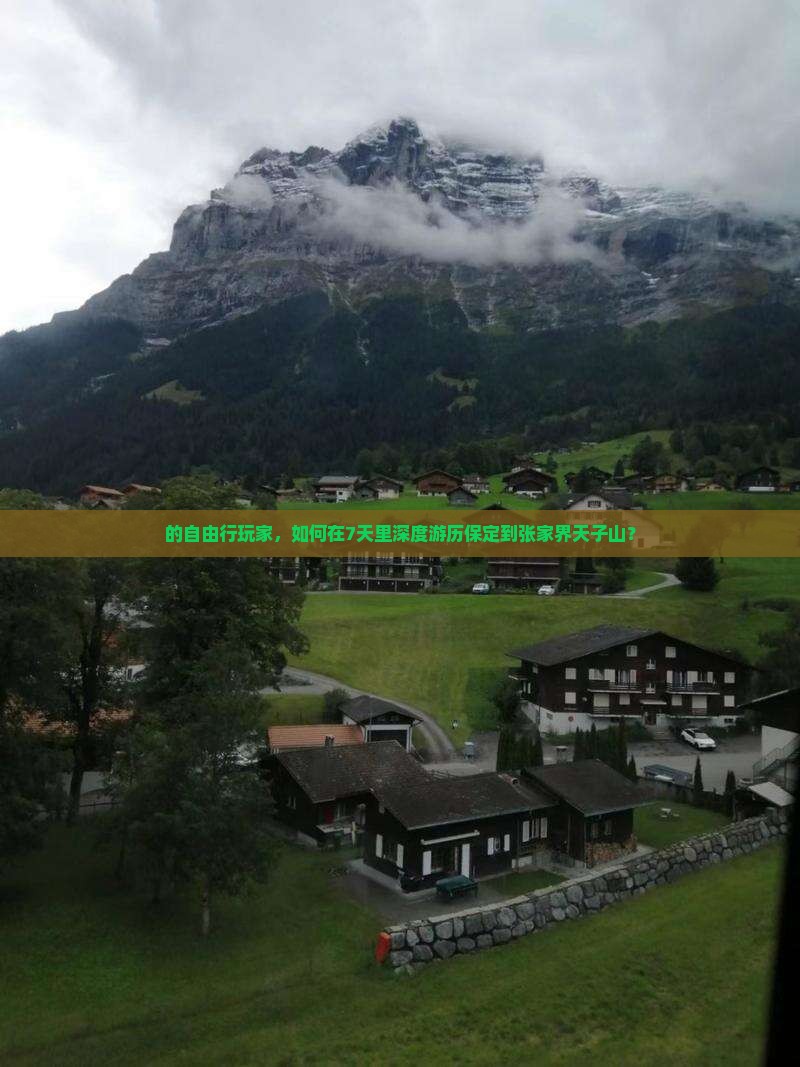 的自由行玩家，如何在7天里深度游历保定到张家界天子山？