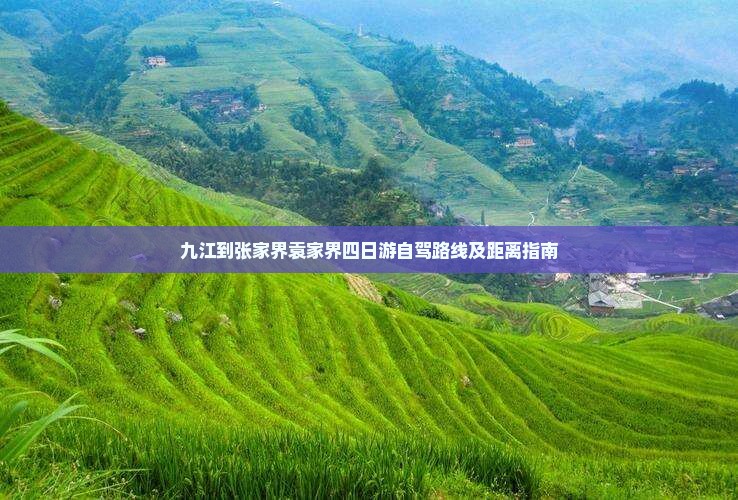 九江到张家界袁家界四日游自驾路线及距离指南