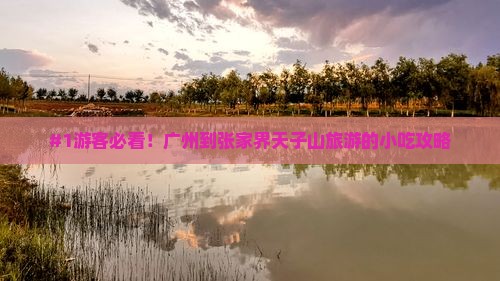 #1游客必看！广州到张家界天子山旅游的小吃攻略