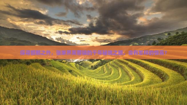 探寻邯郸之外，张家界芙蓉镇的千年秘境之旅，会有怎样的惊喜？