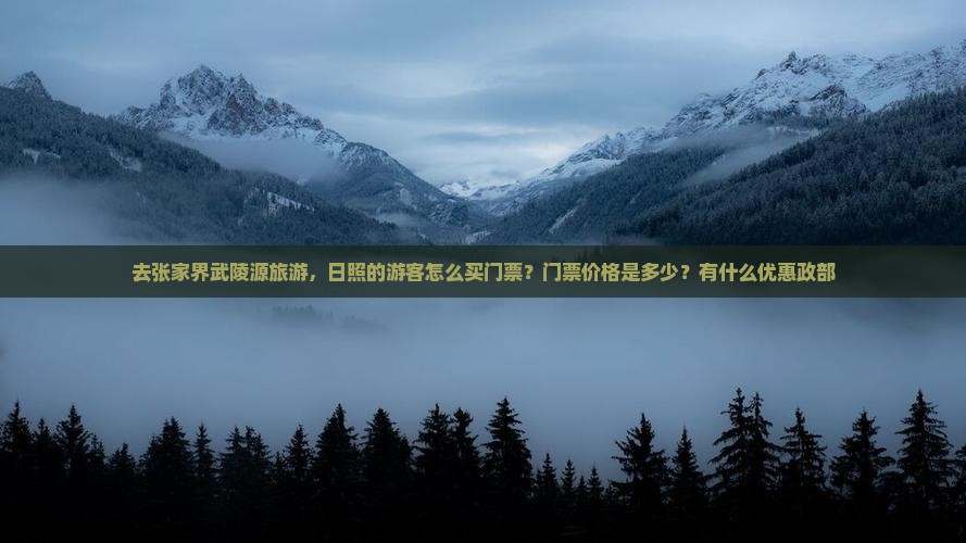 去张家界武陵源旅游，日照的游客怎么买门票？门票价格是多少？有什么优惠政部