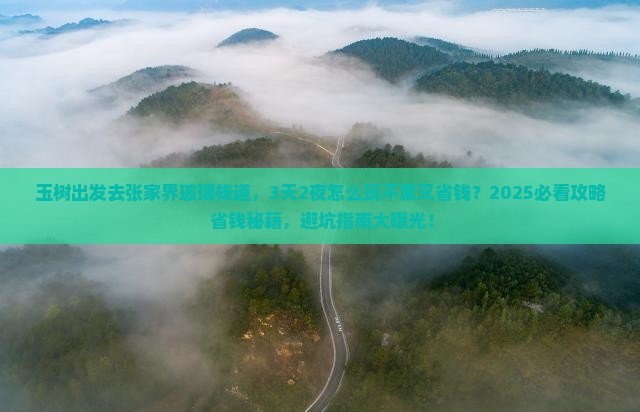 玉树去张家界玻璃栈道景点