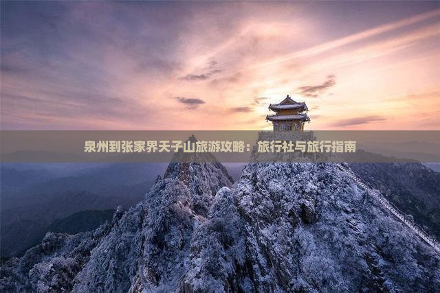 泉州到张家界天子山旅行社