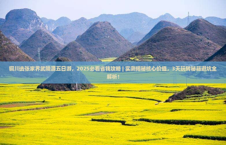 铜川去张家界武陵源五日游