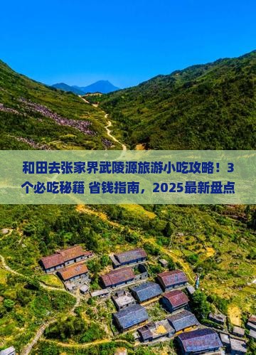 和田到张家界武陵源旅游小吃