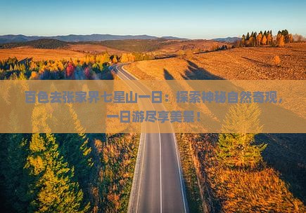 百色去张家界七星山一日