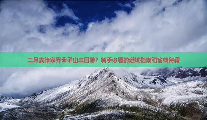 二月去张家界天子山三日游