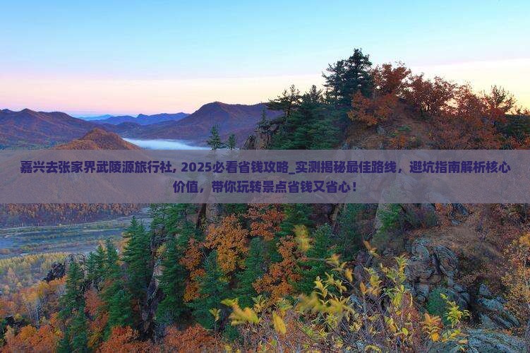 嘉兴去张家界武陵源旅行社