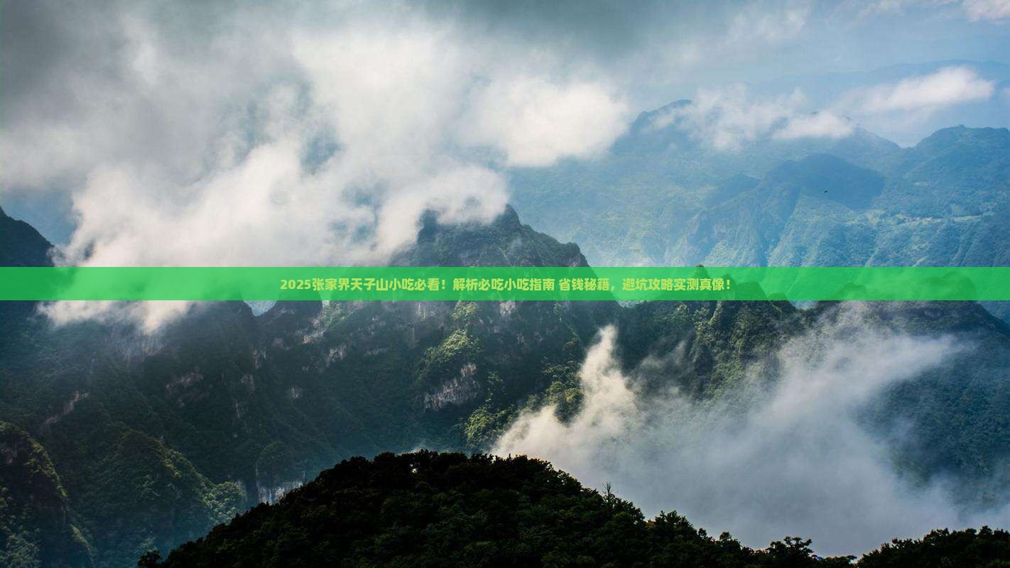 七月到张家界天子山旅游小吃