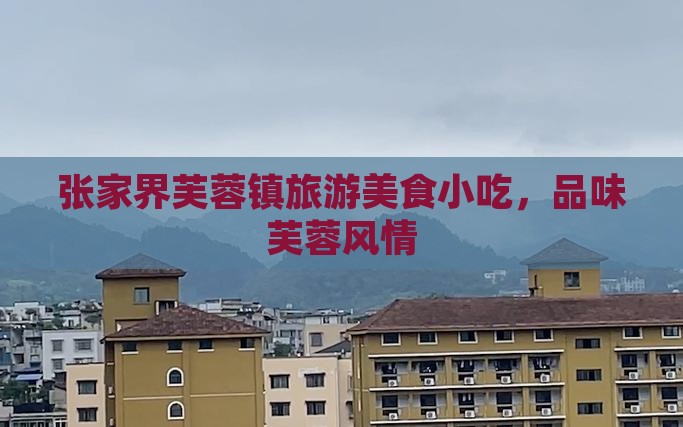临夏去张家界芙蓉镇旅游小吃