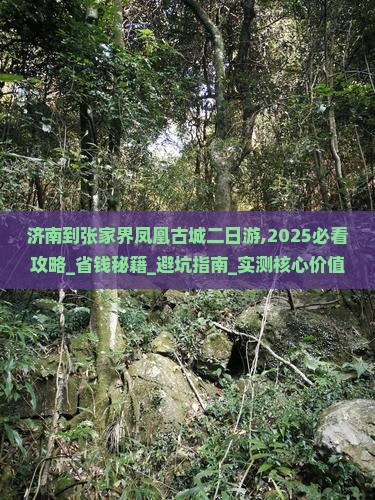 济南到张家界凤凰古城二日游