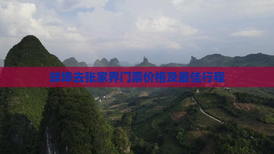蚌埠去张家界门票