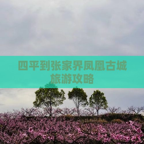 四平到张家界凤凰古城个人游