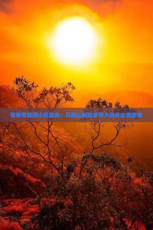 马鞍山到张家界大峡谷旅游小吃