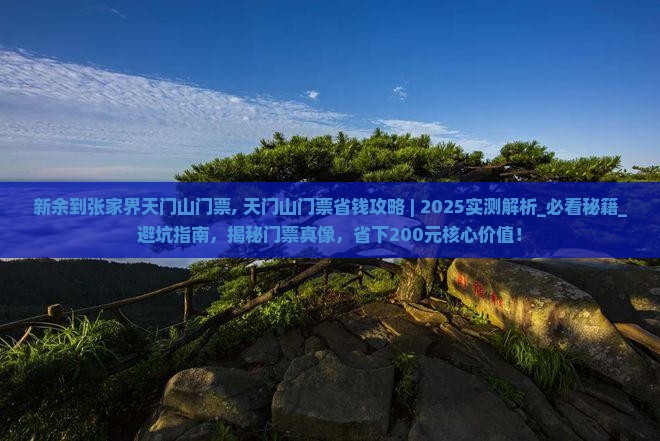 新余到张家界天门山门票