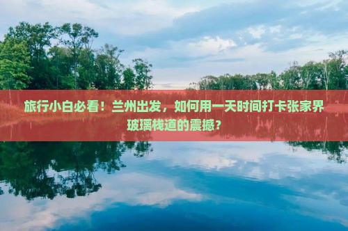 旅行小白必看！兰州出发，如何用一天时间打卡张家界玻璃栈道的震撼？