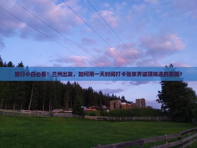 旅行小白必看！兰州出发，如何用一天时间打卡张家界玻璃栈道的震撼？