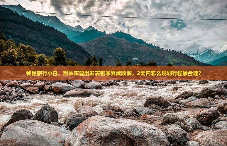 我是旅行小白，想从东营出发去张家界武陵源，2天内怎么规划行程最合理？