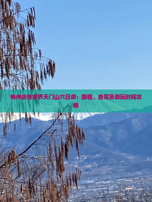梅州去张家界天门山六日游