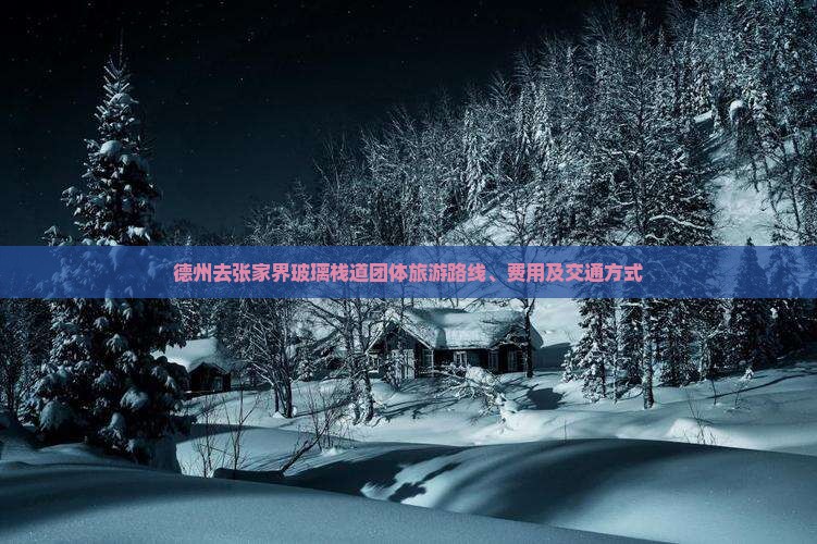 德州去张家界玻璃栈道团体旅游