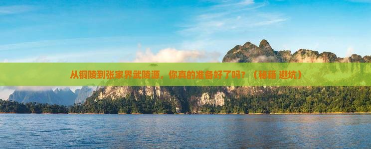 铜陵到张家界武陵源攻略