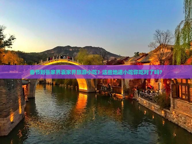 春节到张家界袁家界旅游小吃