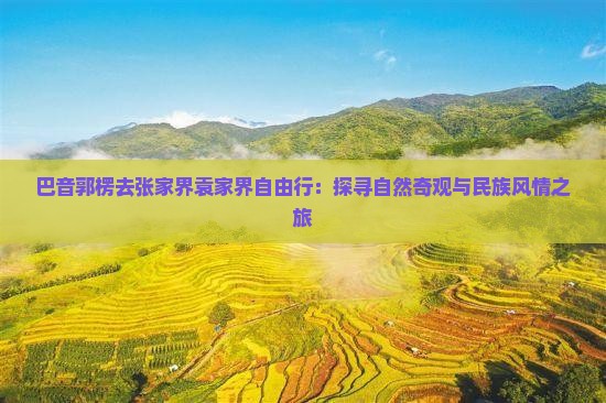 巴音郭楞去张家界袁家界自由行：探寻自然奇观与民族风情之旅