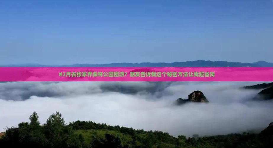 二月去张家界森林公园团体旅游