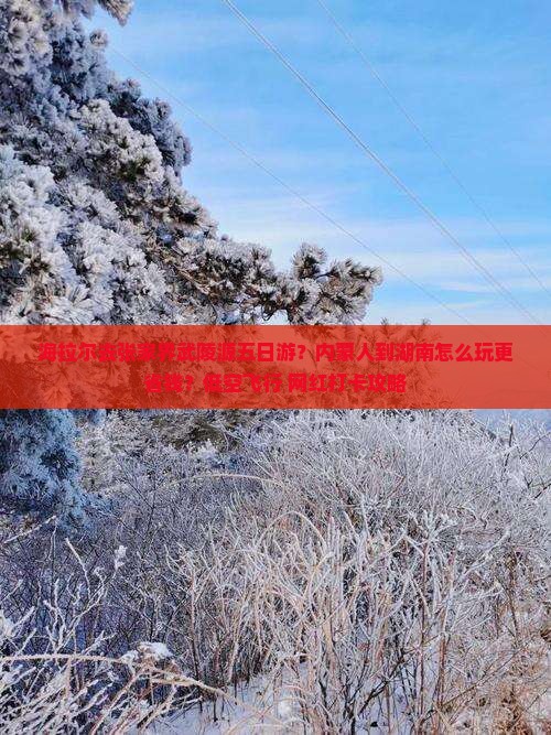 海拉尔去张家界武陵源五日游