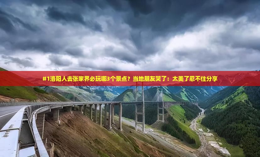 洛阳去张家界哪里玩