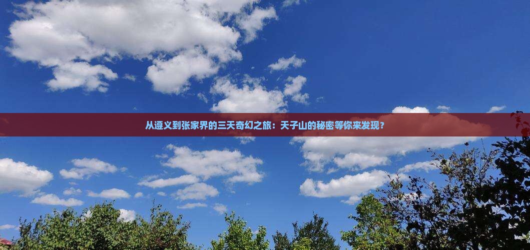 遵义到张家界天子山三日游