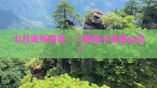 七月到张家界门票