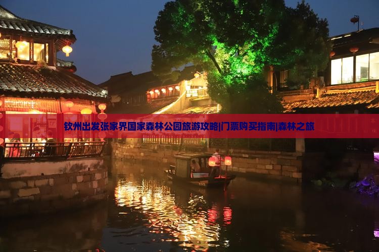 钦州去张家界森林公园门票