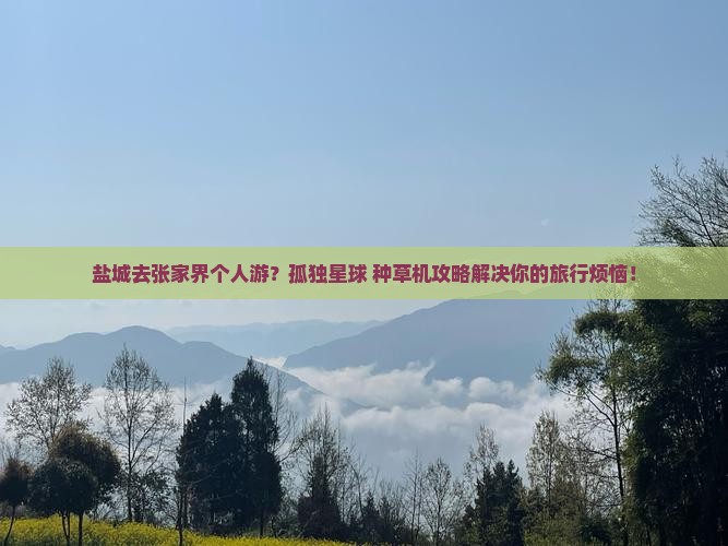 盐城去张家界个人游