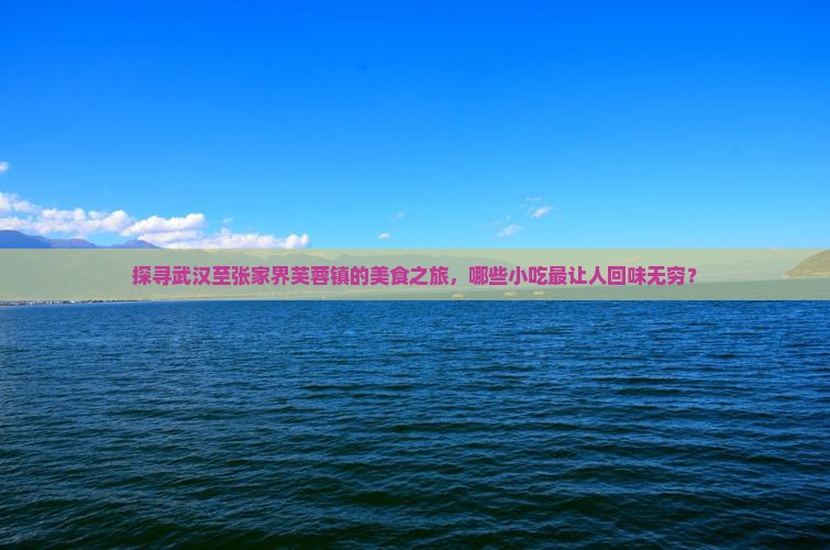 武汉去张家界芙蓉镇旅游小吃